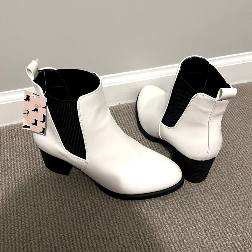 White booties